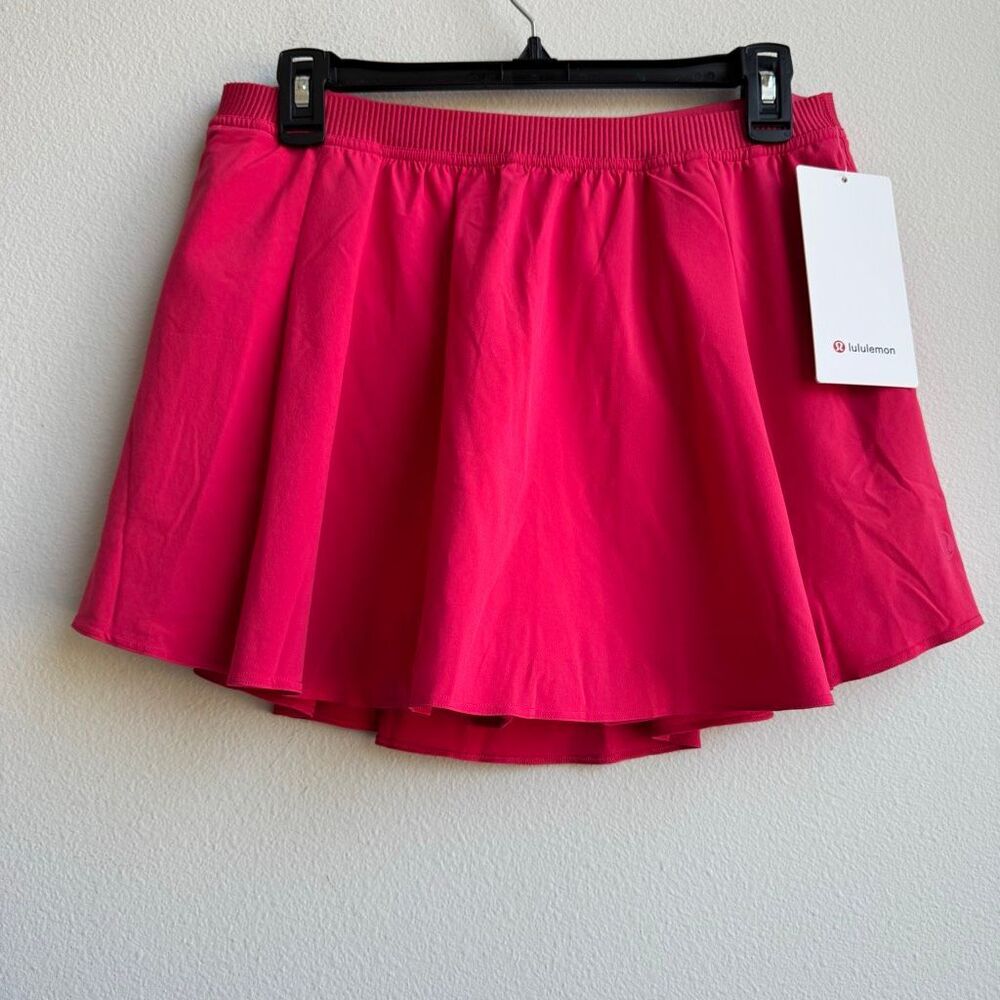 NWT Lululemon Narrow Waistband Tennis Skirt Size 10 Medium Cherry Mist Pink
